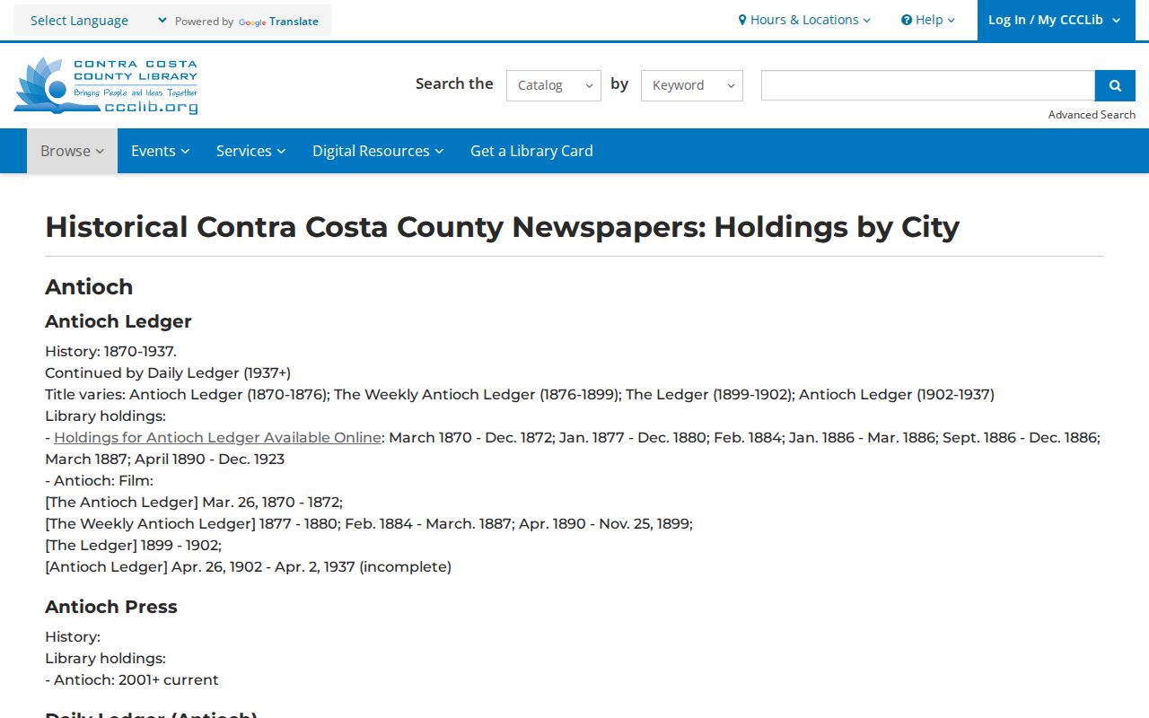 Lafayette city directory research through historical newspaper holdings