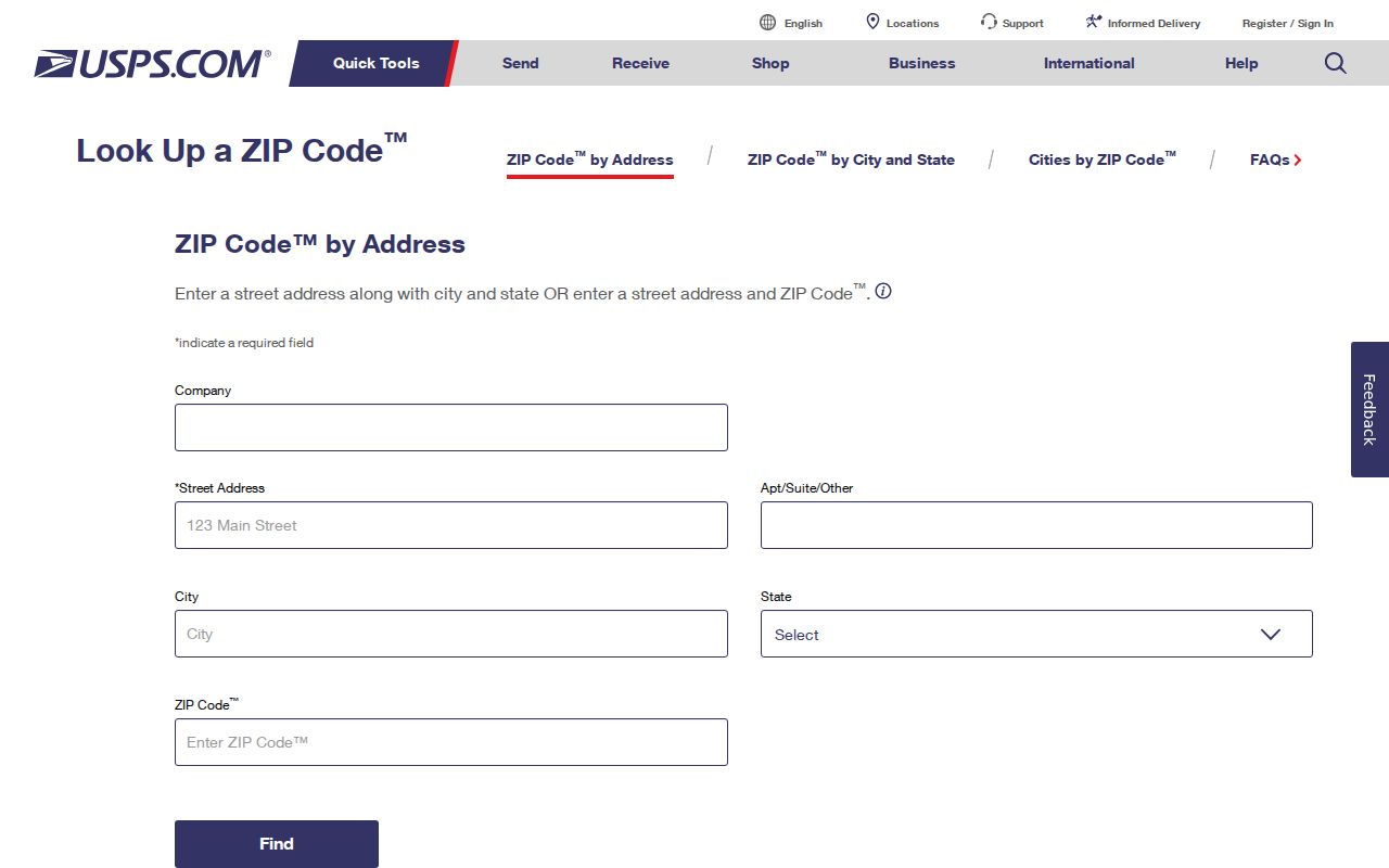 Lafayette ZIP code directory USPS ZIP code lookup